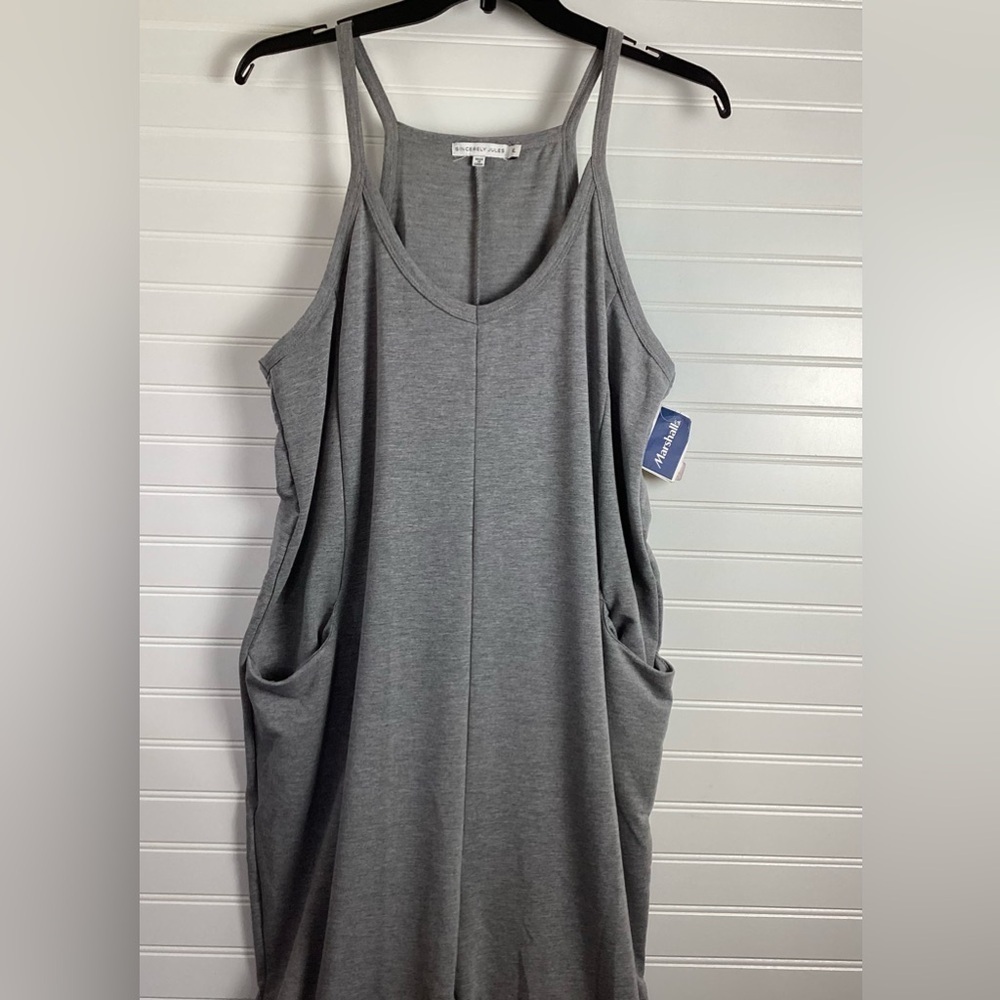 Sincerely Jules NWT gray Hotshot Jumpsuits Size Large Onesie